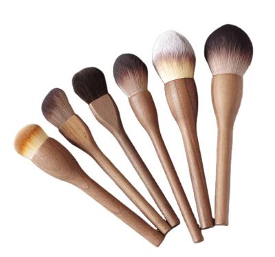 China Makes Applying Makeup HZM 6PCS Red Clean Brand Makeup Brush Luxury Tool Bag Makeup Brush Eye and Face Beauty Brush Makeup Set for sale