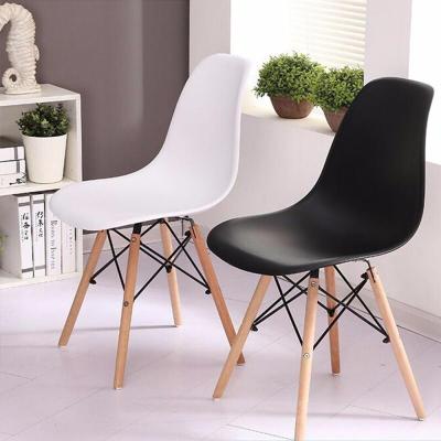 China Wholesale White Black Restaurant Cooling Nordic Wood Hotel Upholstered Leather Modern Room Dining Chair For Sale for sale