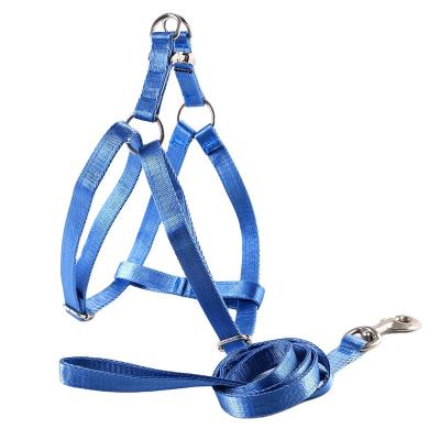 China Reflective Wholesale Custom Soft Mesh Nylon Strap Dog Leash Dog Harness for sale