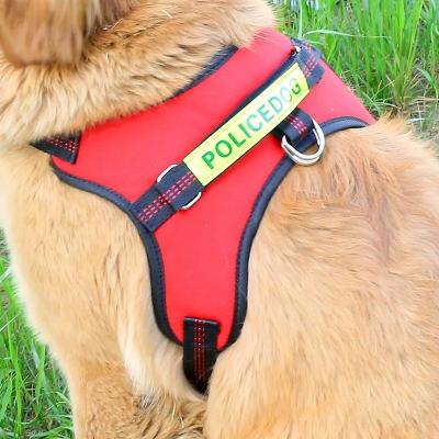 China Reflective Adjustable Quick Release Dog Harness Vest Stong Dog Chest And Back Nylon Harness for sale