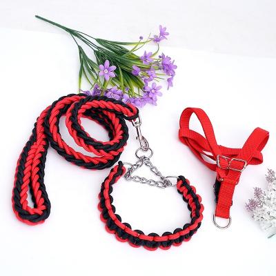 China Newest Designs Reflective Summer Walking Dog Collar And Leash Set Accesorios Para Mascotas for sale