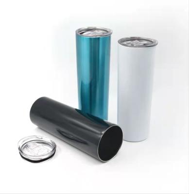 China Cheap Price Viable 20oz Blanks Double Wall Vacuum Insulated Stainless Steel Slim Tumbler Cups In Bulk For Wholesale for sale