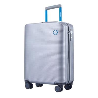 China Luxury Intelligent Luggage System and Alarm System Business Luggage Automatic Weighting Anti-theft Baggage for sale