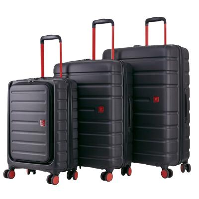 China Fashionable ABS LUGGAGE BAG SUITCASE TROLLEY BOX SET CONWOOD HAND-ON TRAVEL LEISURE for sale