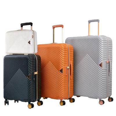 China Best Hot-selling ABS 4 Pieces ABS Trolley Suitcase Set / ABS Hand Luggage Set Luggage Travel for sale