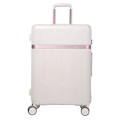 China High Level ABS PC Film Luggage With Logo Mental Luggage Set With BSCI Certificate for sale