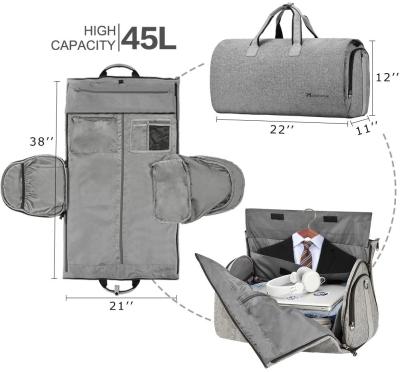 China Travel Carry On Garment Bag For Travel Suits Wrinkless Duffel Bag for sale