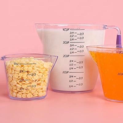 China Amazon Hot Selling Viable 2cup 500ml Non Slip To Handle Measuring Cups for sale