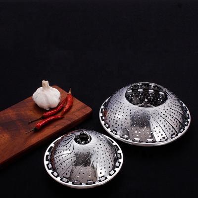 China Factory wholesale price viable small size stainless steel collapsible vegetable steamer basket for sale