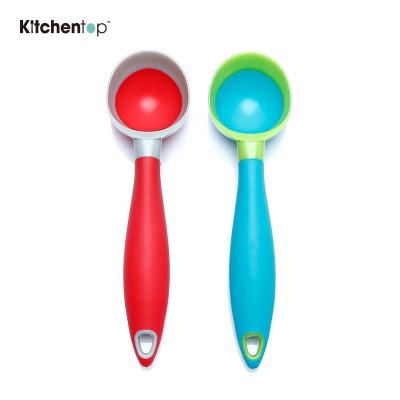 China Viable Home Gadgets Large Diameter Design PP And TPR Ice Cream Scoop for sale