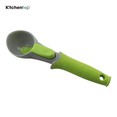 China 2020 Viable Hot Sale Amazon PS Function And User Friendly TPR Handle Ice Cream Spoon Cake Tools for sale