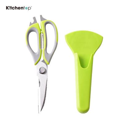 China Amazon Universal Hot Selling Shear Kitchen Multifunctional Kitchen Scissors with TPR and PP Handle for sale