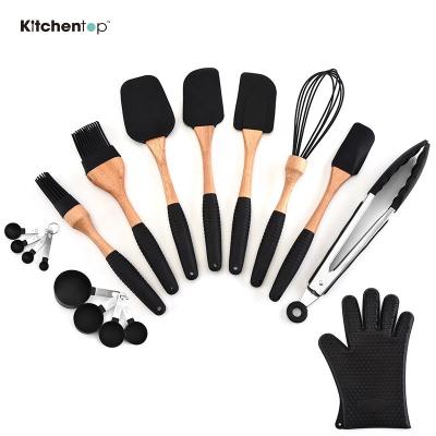 China Eco-friendly silicone 10pcs baking tools bakeware set sustainable for sale