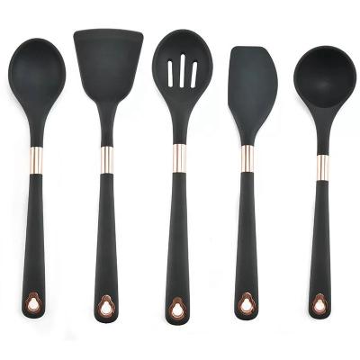 China Eco - Friendly Silicone 5pcs Kitchen Tools Set Without Stand for sale