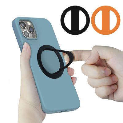 China Anti-corrosion Silicone Cell Phone Grip Finger Ring Ultra Thin Strap Cell Holder Elastic Loop For Hand for sale