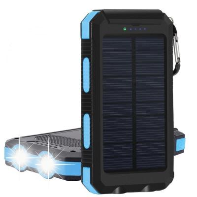 China Customized Logo 7000 Mah Camping Outdoor Emergency Led Flashlight Solar Power Portable Bank for sale