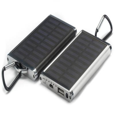 China Portable LED Display Solar Charger 4000mah Solar Power Bank For Mobile Phones for sale