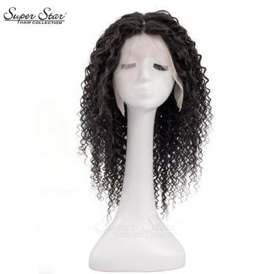 China Sale hd blonde wig superstar water wave lace wigs human hair lace front wigs high quality curly frontal synthetic front hair wigs for sale