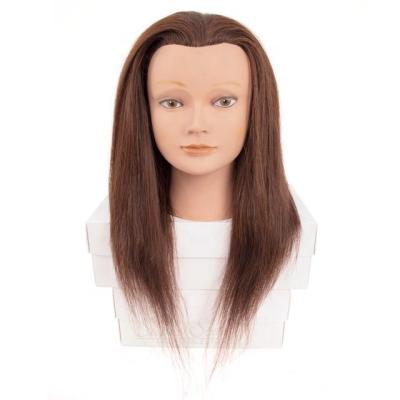 China Factory wholesale straight wigs straight mannequin head glueless hair wig mannequin head100 hair manikin training head for sale