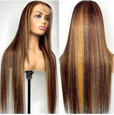 China Wholesale 13*4lace superstar silky straight wig factory wave hair brazilian wig for color women long transparent lace straight hair wigs for sale