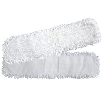 China Sustainable 40cm Flat Microfiber Mop Pad For Spray Mop for sale