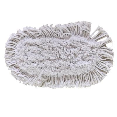 China Sustainable Cotton Dust Flat Mop For Lobby Floor Cleaning for sale