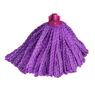 China Sustainable Dust Mop Head Microfiber Mop Refill Stripe With Spin Mop for sale