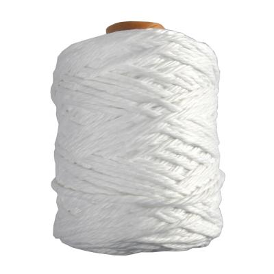 China Recycled Rayon Mop Thread Super White 100% Plush Polyester Yarn for sale