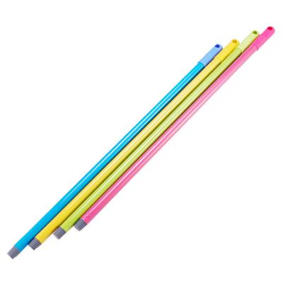 China Wholesale Colored House Household Utilities Iron Metal Broom Stick Steel Handle for sale