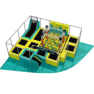 China With Large Kids Indoor Trampoline Protective Net Park Adult Children Playground Equipment For Sale for sale