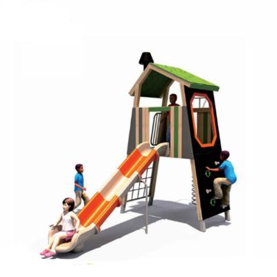 China Kids Amusement Toys Playground Durable Plastic Outdoor Amusement Slide Outdoor Playground For Children for sale