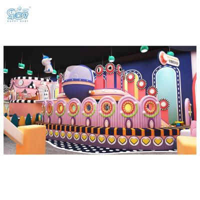 China Wooden Custom Theme Park Playground Design Kids Indoor Soft Play Playhouse Children Commercial Indoor Playground for sale