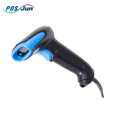 China Logistics Industry Junrong Factory Supply High Quality RS232 and USB Connect Handheld 1D Image Barcode Scanner C520 for sale