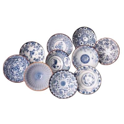 China Viable Hot Selling High Quality Ceramic Chinese Cup Kung Fu Cups China Traditional Blue And White Tea Cups for sale