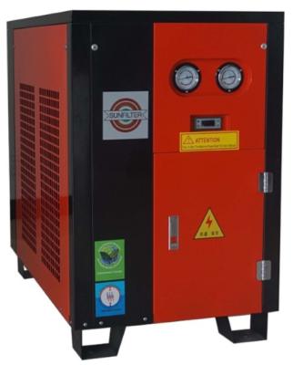 China 10.7Nm3/min China Oil Free Refrigerant Air Dryer For Air Compressor With Condenser for sale