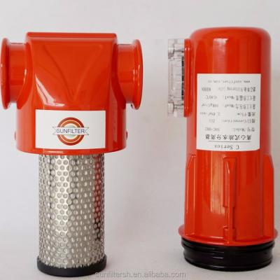 China Aluminum Fiberglass Air Filters With Pressure Gauge Air Compressors Filters for sale