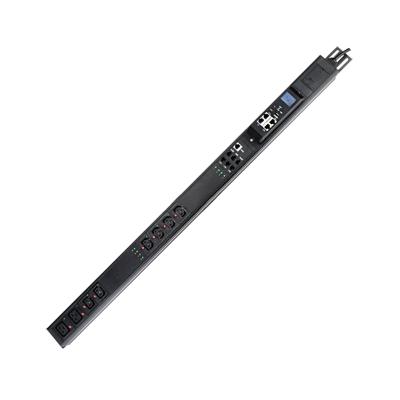 China Unflammable PC Module UL94V-0 Yosun PDU 1.5U IEC C13 C19 Monitoring 485 Smart PDU For IDC Computer Room for sale