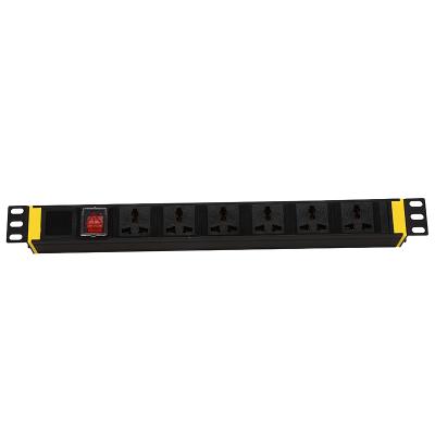 China Uninflammable Universal PDU Cabinet Switch Module UL94V-0 16A Dedicated PC Power Outlet for sale