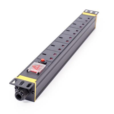 China Cheap Price Unflammable New Product UL94V-0 Module PC Plug Power Unit PDU Overload Protection Multiple PDU Universal Socket UK for sale