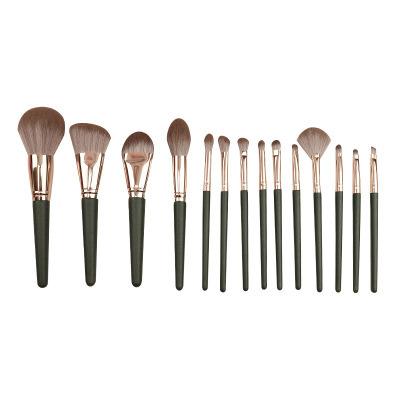 China Makes Applying Makeup DX14PCS Black Clean Brand Makeup Brush Luxury Makeup Bag Beauty Brush Set Makeup, Eye and Face Brush Tool for sale