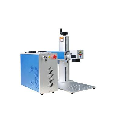 China Laser Marking Bing Yan Locating Metal Split Portable Mini Phone USB 20w 30w 50w Fiber Laser Machine Price for sale