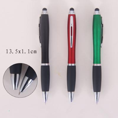 China twist curvy plastic touch pen,touch stylus pen for sale