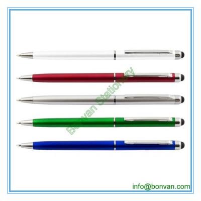 China mechanism plastic touch ball pen,screen touch stylus ball pen for sale