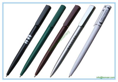 China cheap plastic ball pen,twist plastic hotel use printed hotel pen for sale