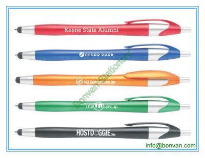 China fashion advertising pen with touch stylus for phone or ipad for sale