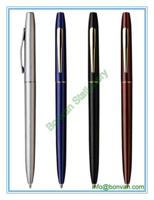 China low price hotel or cruise use ball pen, slogan printed ballpoint pen for sale