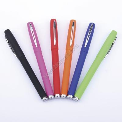 China colorful plastic office gel ink pen ,smooth writing printed gel ink pen for sale