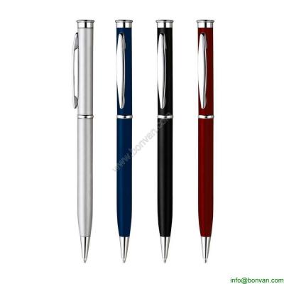 China engraved metal ball pen, laser metal ball point pen for sale