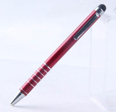 China advertising aluminum touch pen, promotional touch stylus pen for sale