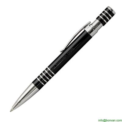 China retractable metal ball pen,engraved aluminum pen for sale